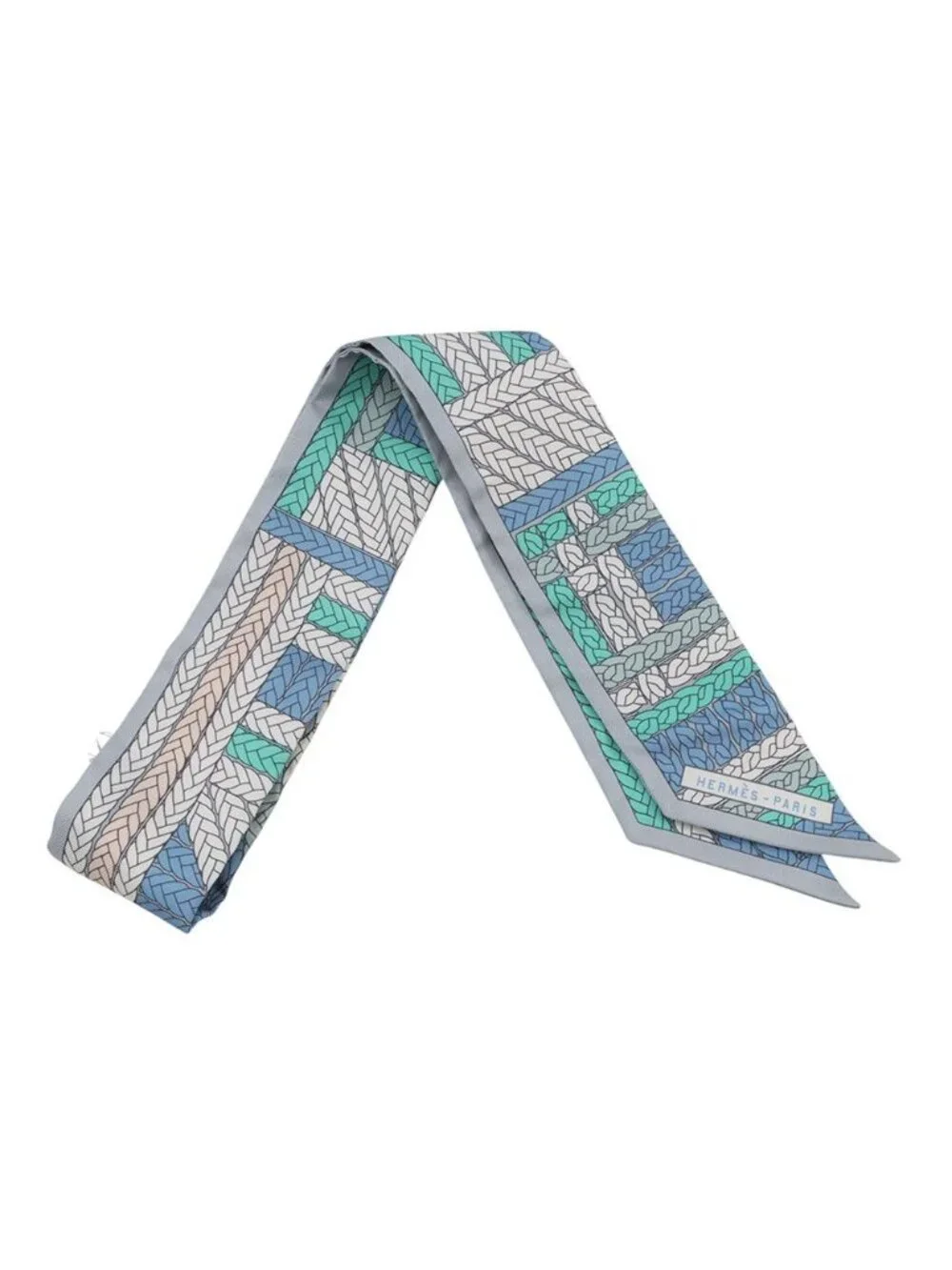 Hermes Scarf Twill Tresses Silk